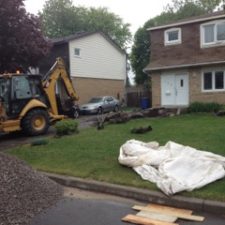 Excavation sur la Rive-Sud - Summum Béton (coffrage, réparation et finition de plancher de béton à Montréal)